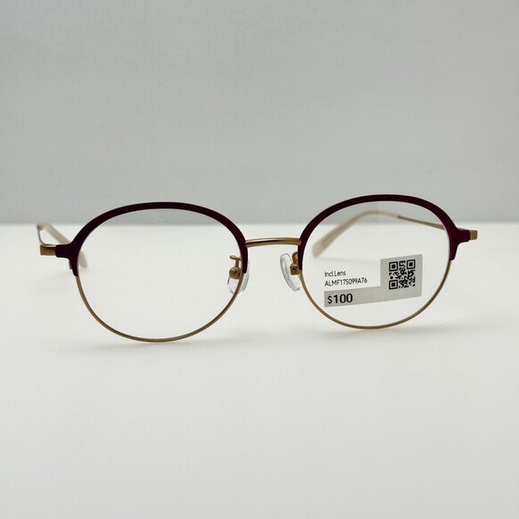 Jins Eyeglasses Eye Glasses Frames LMF-17S-099A 76 49-18-142 40 - Picture 1 of 6